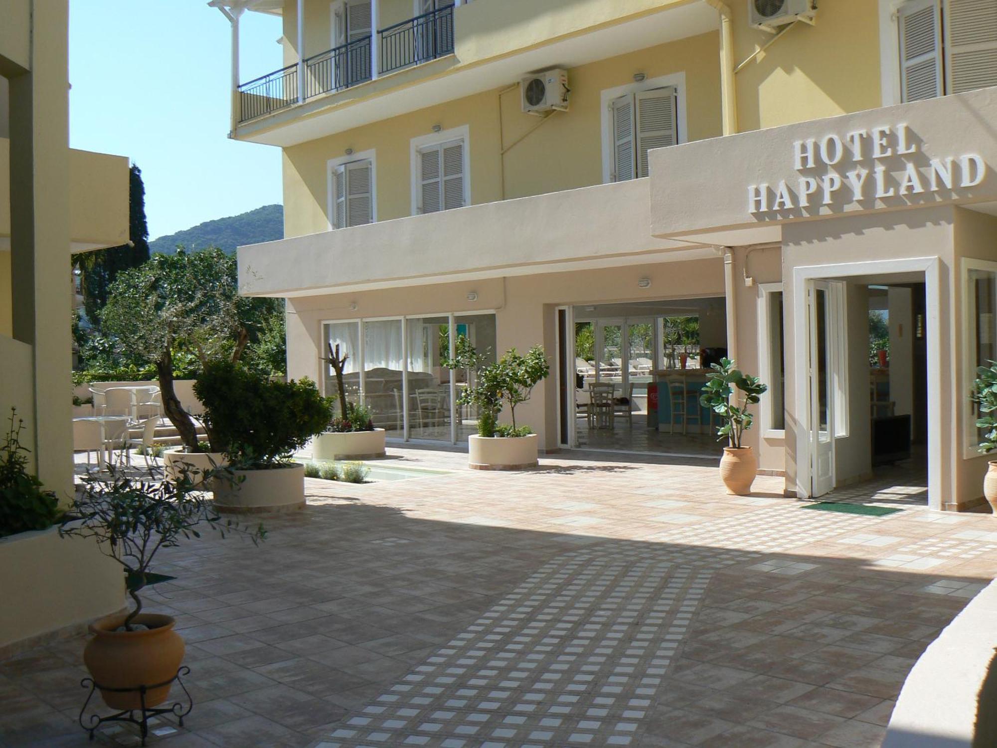 Happyland Hotel Apartments ニドリ エクステリア 写真